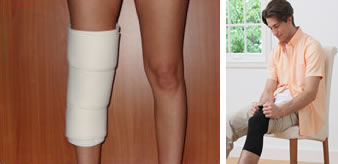 Chirurgie genou : Bandage du genou